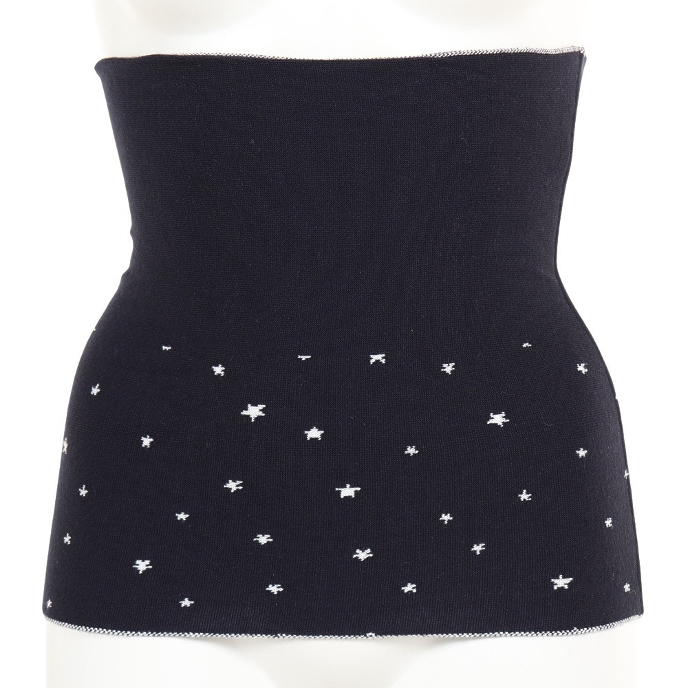 コジット（レディース）ボディーウォーマー 腹巻 2WAY BELLY ROLL 293962 NAVY×STAR DOT 防寒