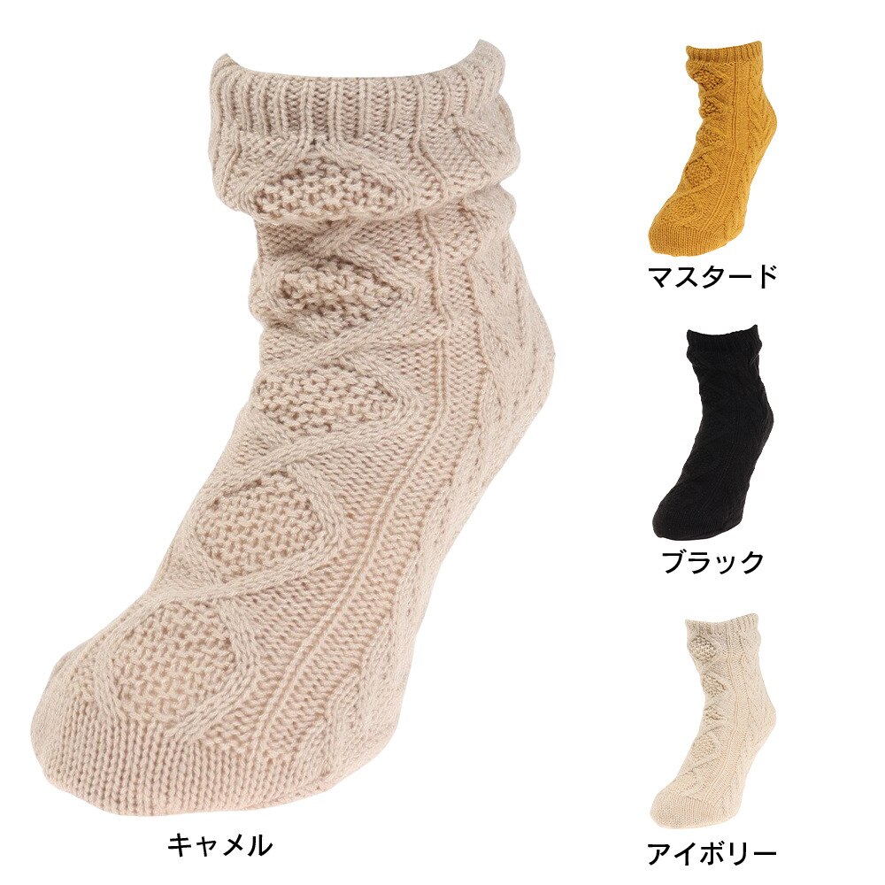 ツイン（Twin）（レディース）内ボアソックス ケーブル WG169 MS 防寒