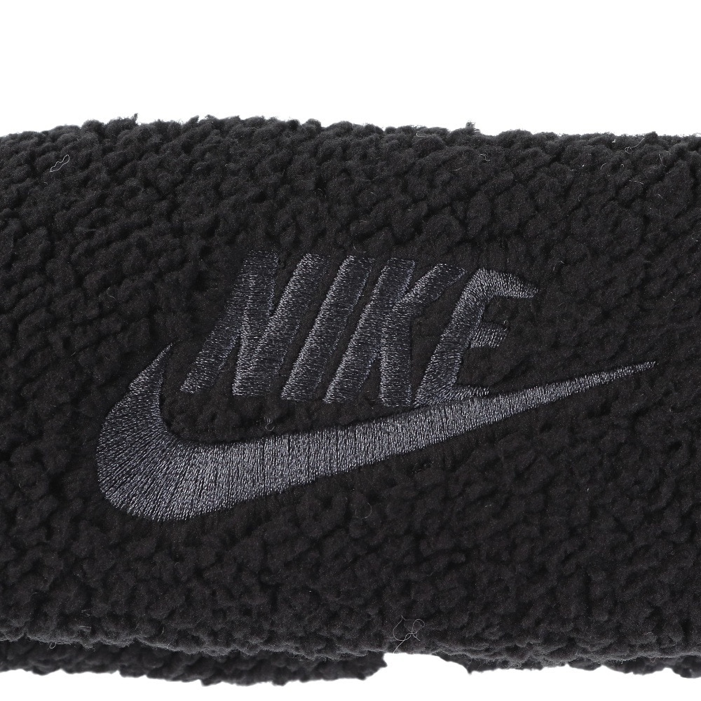 ナイキ（NIKE）（レディース）ヘッドバンド シェルパ フリース CW6007-079 防寒 黒 