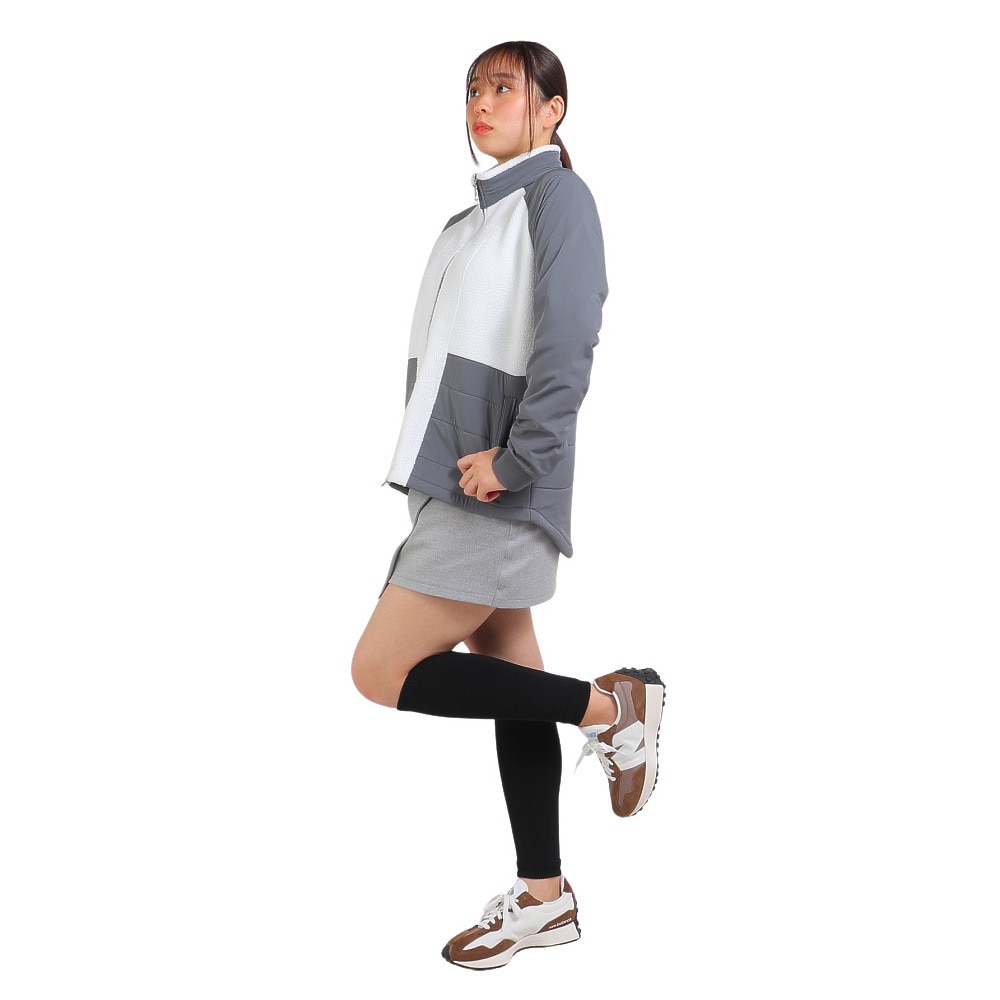 クー（Coo.）（レディース）レッグウォーマー 厚地パイル 901Q3OK0326 BLK 防寒 吸湿発熱 保温 黒