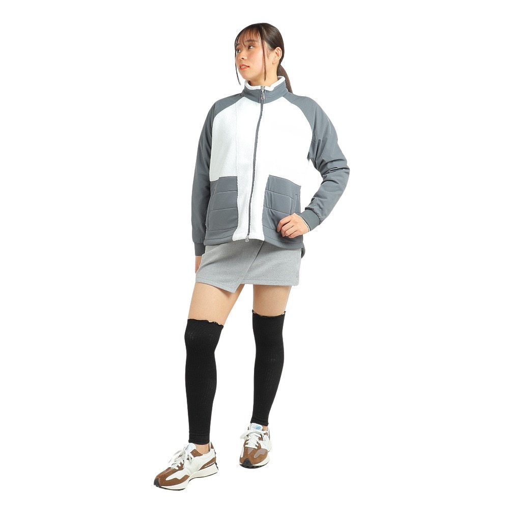 クー（Coo.）（レディース）レッグウォーマー 裏側シルク 901Q3OK0327 BLK 防寒 黒