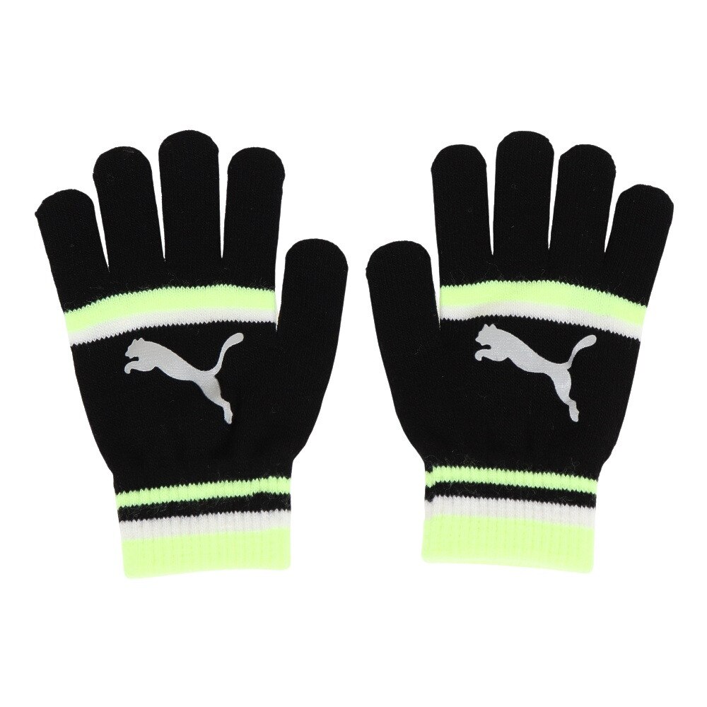 プーマ（PUMA）（キッズ）ジュニア 手袋 キャットロゴ マジックグローブ 防寒 04179805 ブラック