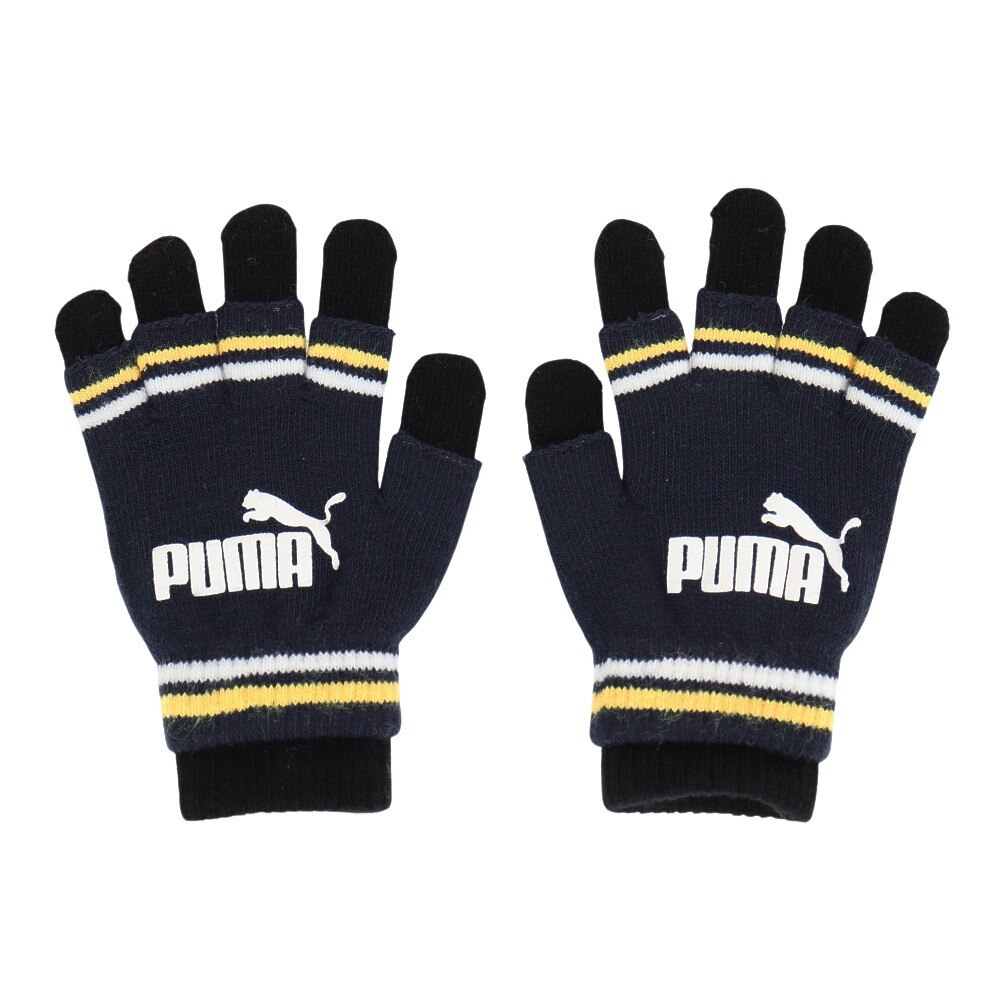プーマ（PUMA）（キッズ）ジュニア 手袋 ツーレイヤード マジックグローブ 防寒 04180106 ネイビー