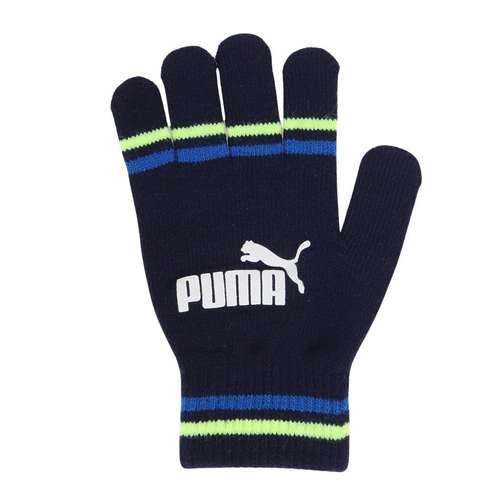 プーマ（PUMA）（キッズ）手袋 NO.1 ロゴ マジックグローブ 防寒 04180006