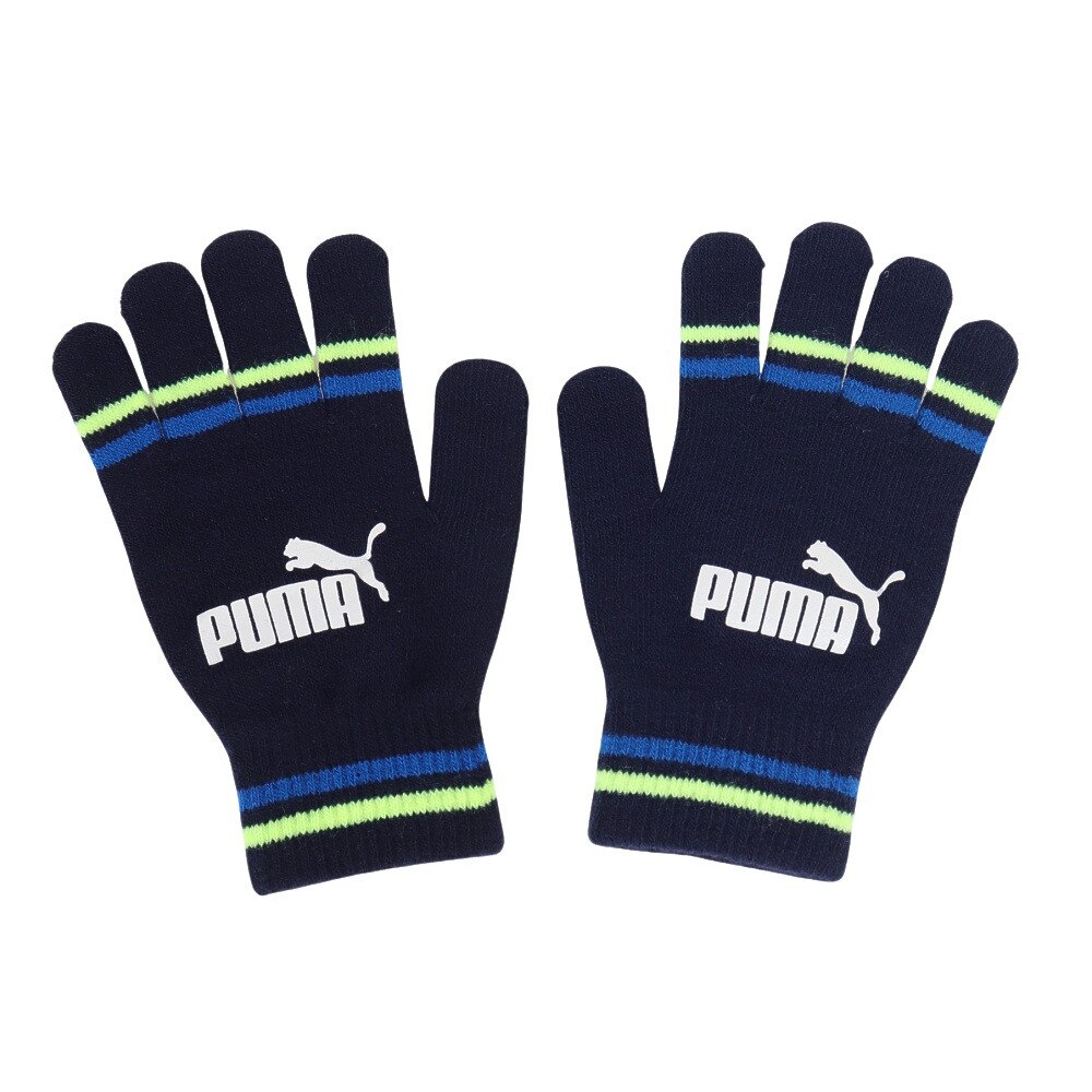 プーマ（PUMA）（キッズ）手袋 NO.1 ロゴ マジックグローブ 防寒 04180006