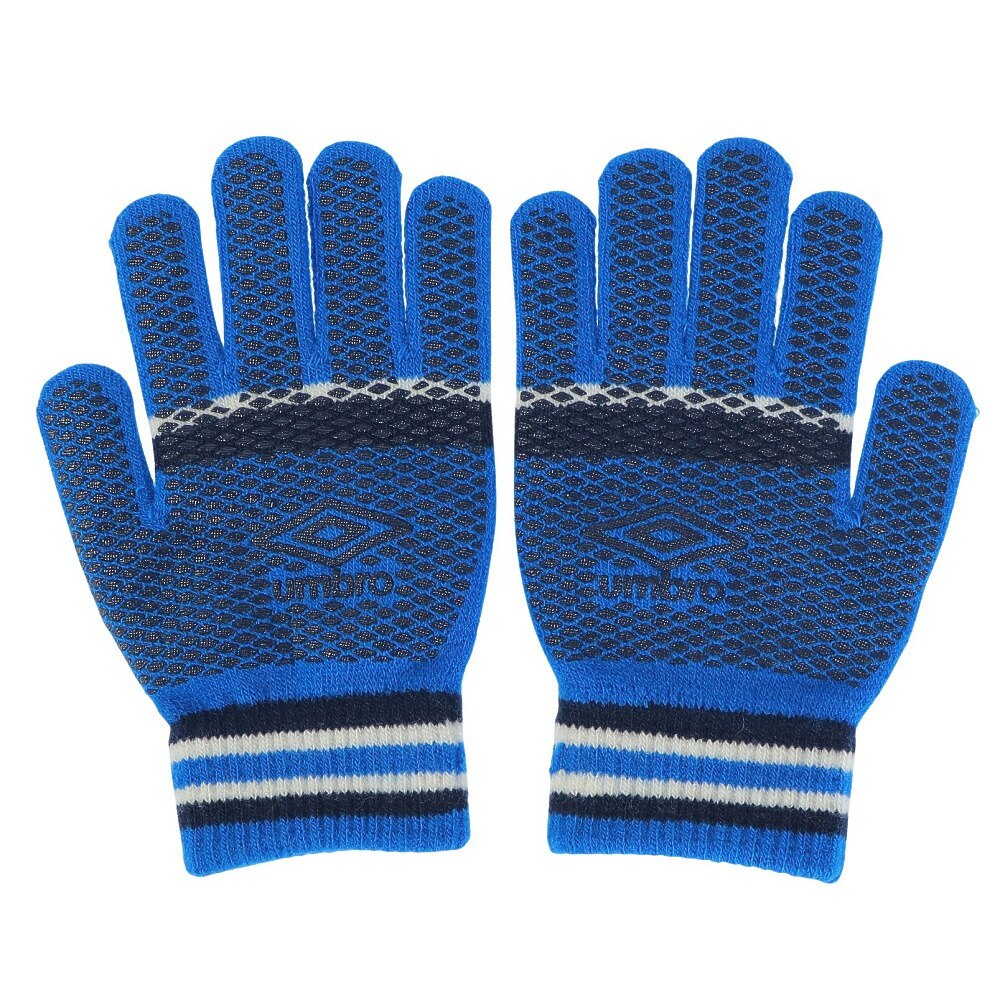 アンブロ（UMBRO）（キッズ）手袋 ジュニア ニットグローブ 防寒 UUDWJD55 BLNV