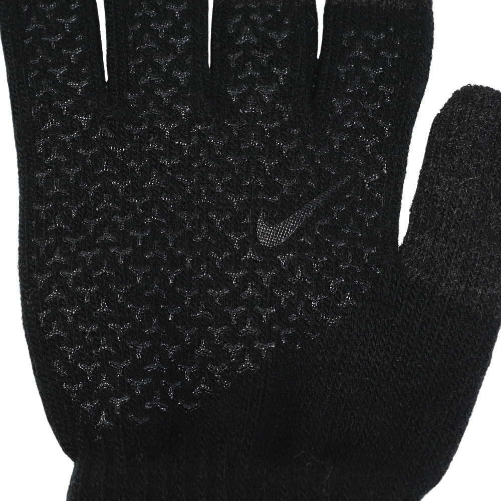 ナイキ（NIKE）（キッズ）ジュニア 手袋 ユース ニット テック&グローブ 2.0 防寒 CW3022-091 黒 Sサイズ タッチスクリーン対応 