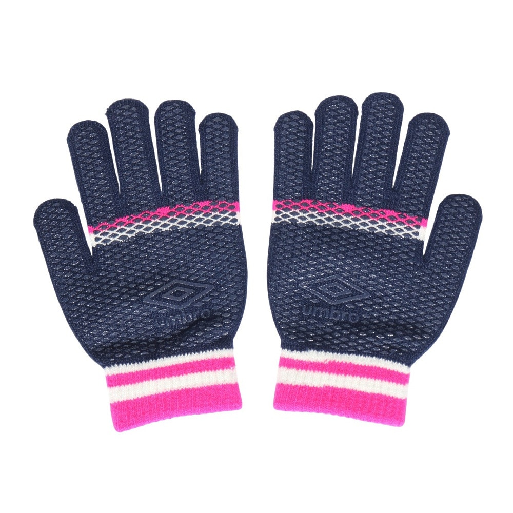 アンブロ（UMBRO）（キッズ）手袋 ジュニア ニットグローブ UUDYJD55 NVPK