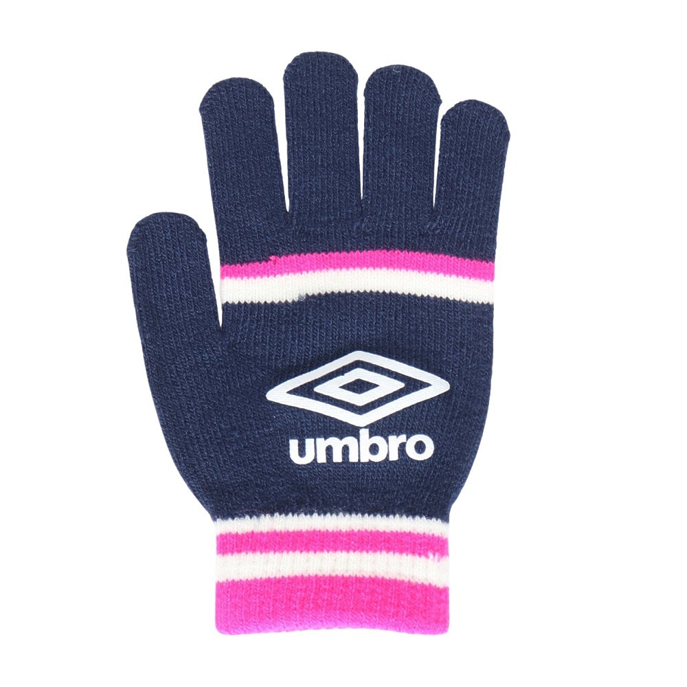 アンブロ（UMBRO）（キッズ）手袋 ジュニア ニットグローブ UUDYJD55 NVPK
