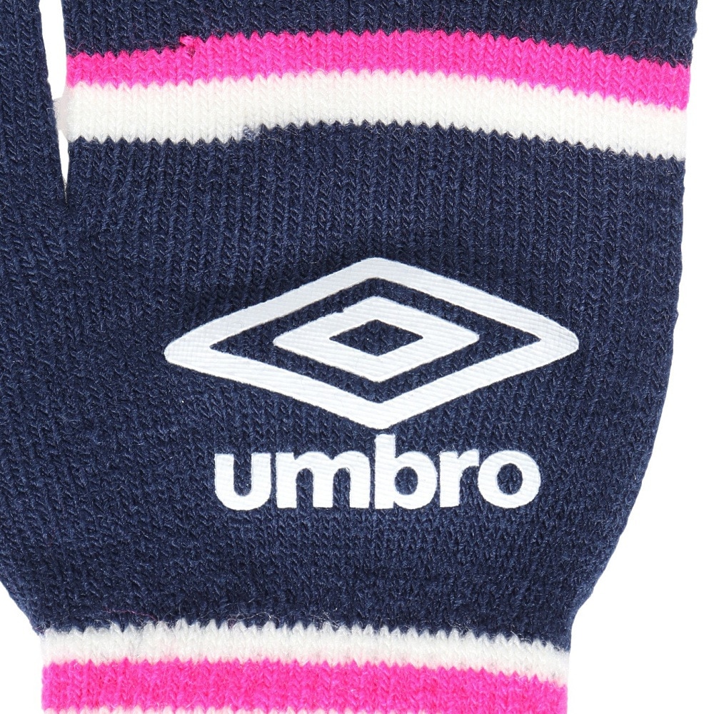 アンブロ（UMBRO）（キッズ）手袋 ジュニア ニットグローブ UUDYJD55 NVPK