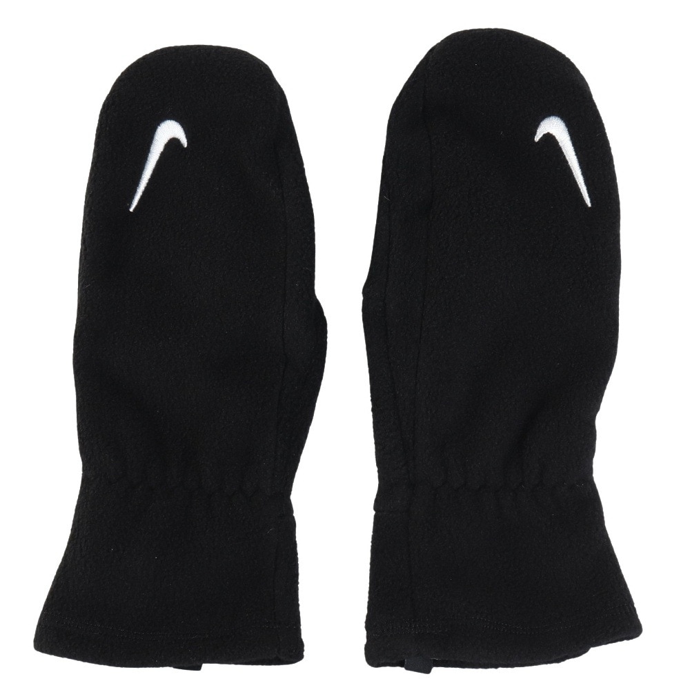ナイキ（NIKE）（キッズ）ユース ワン サーマフィット フリースミトン CW3020-010 黒 Sサイズ