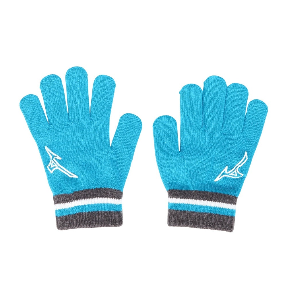 ミズノ（MIZUNO）（キッズ）手袋 ジュニア ニット手袋 5本指タイプ