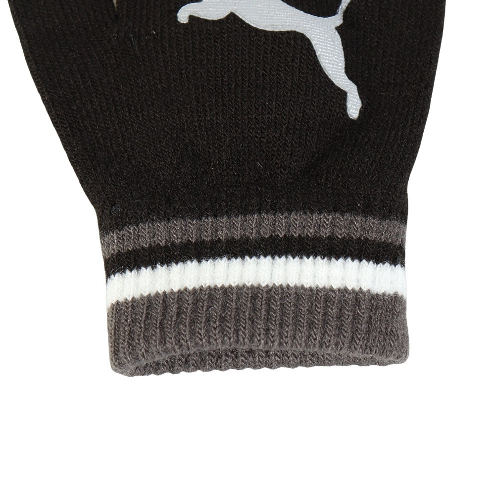 プーマ（PUMA）（メンズ、レディース）手袋 キャットロゴ マジックグローブ 黒 Sサイズ 04179812 防寒 寒さ対策 滑り止め加工