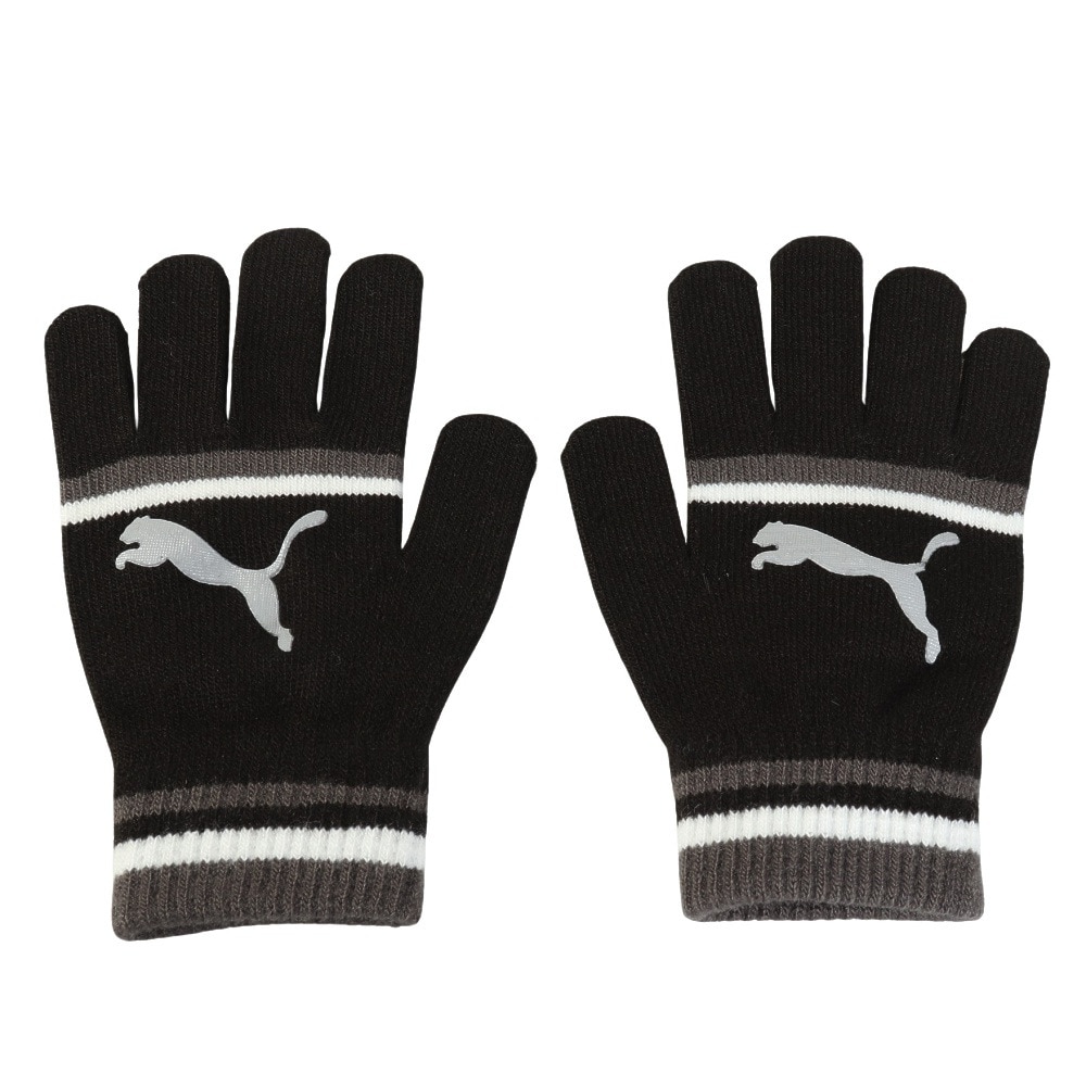 プーマ（PUMA）（メンズ、レディース）手袋 キャットロゴ マジックグローブ 黒 Sサイズ 04179812 防寒 寒さ対策 滑り止め加工