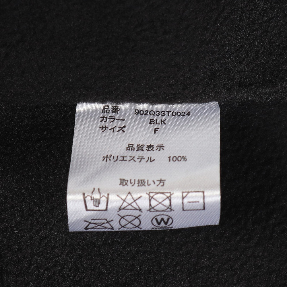 クー（Coo.）（キッズ）ジュニア フリースネックウォーマー 902Q3ST0024 BLK 防寒 黒