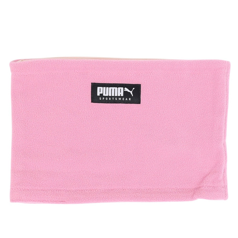 プーマ（PUMA）（キッズ）ジュニア フリース ネックウォーマー 05408909 ピンク リバーシブル 子供