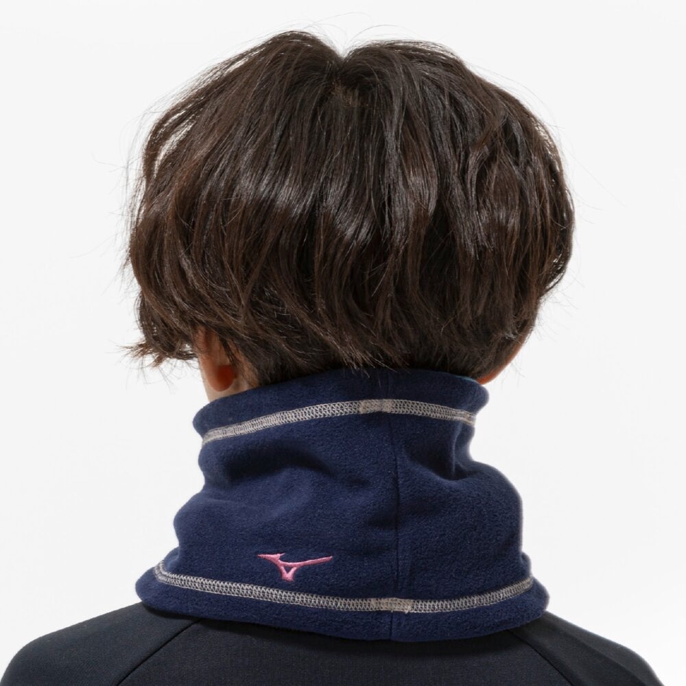 ミズノ（MIZUNO）（キッズ）ネックウォーマー リバーシブル ターコイズ