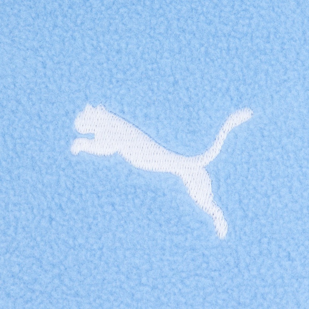 プーマ（PUMA）（キッズ）防寒 あったか ジュニア ネックウォーマー ライトブルー 青 05477405 防寒小物