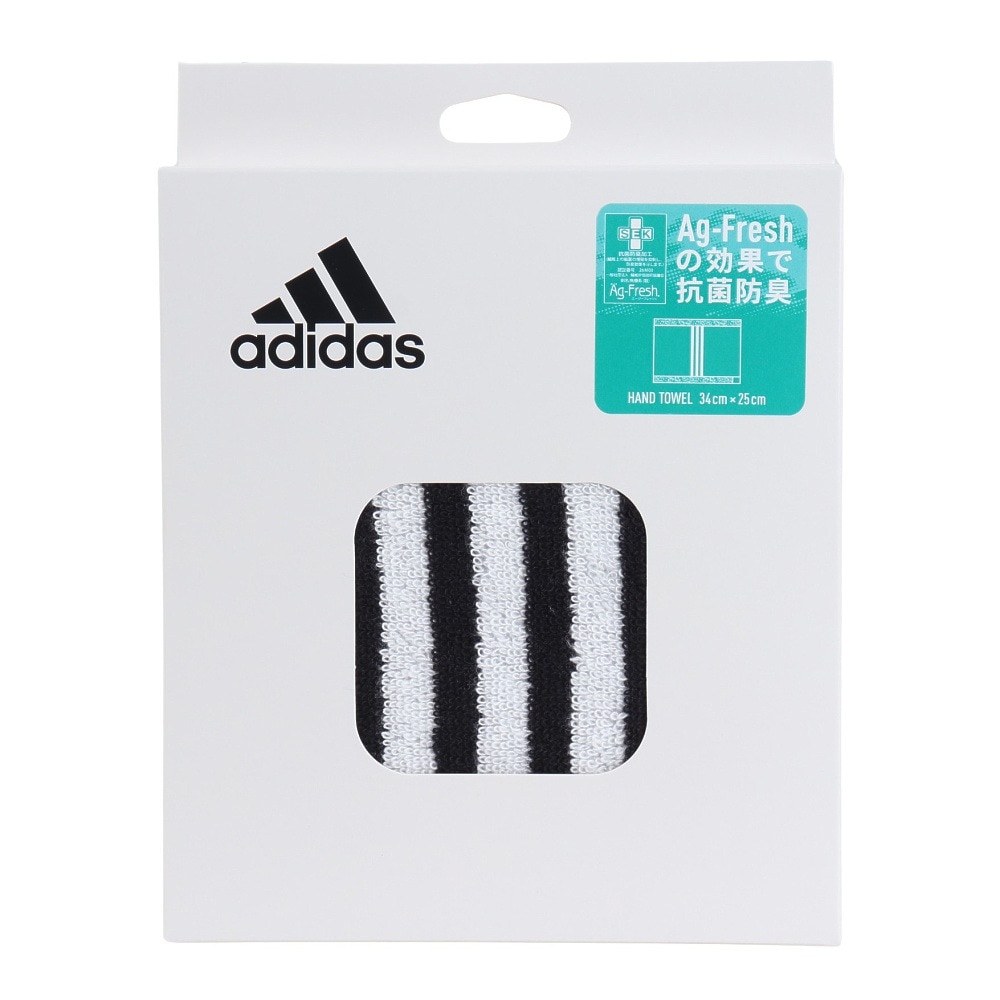 アディダス（adidas）（メンズ、レディース、キッズ）CP HT ハンドタオル 34×25cm 綿100% 黒 ADJT-956 BLK