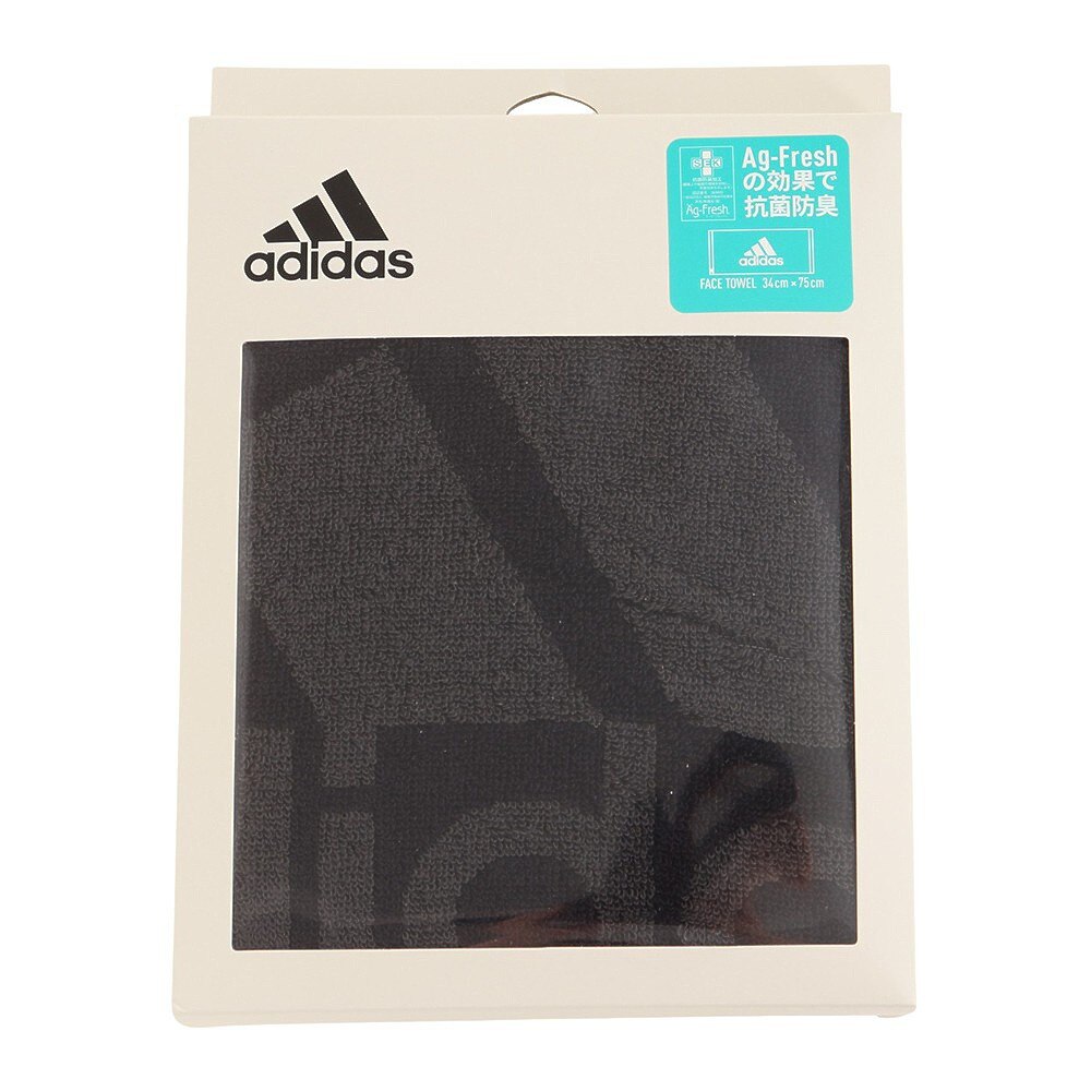 アディダス（adidas）（メンズ、レディース、キッズ）フェイスタオル ADJT-937 BLK