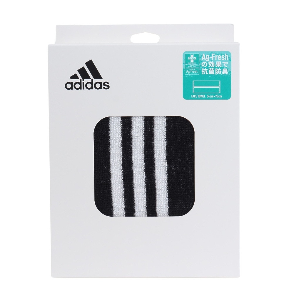 アディダス（adidas）（メンズ、レディース、キッズ）CP FT フェイスタオル 34×75cm 綿100% 黒 ADJT-954 BLK