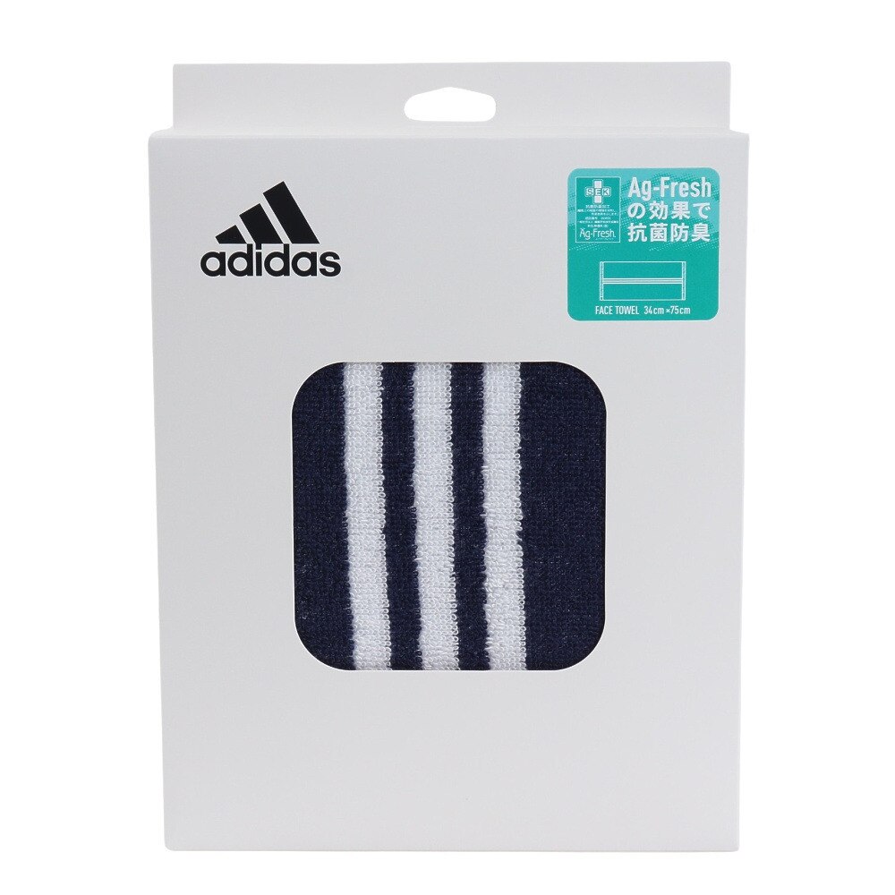 アディダス（adidas）（メンズ、レディース、キッズ）CP FT フェイスタオル 34×75cm 綿100% ネイビー ADJT-954 NVY
