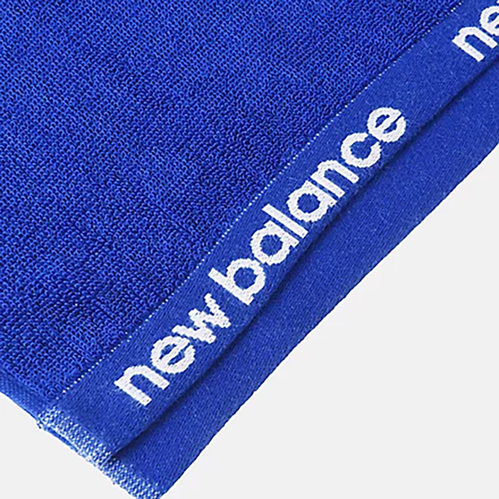 ニューバランス（new balance）（メンズ、レディース）スポーツタオル ジャガードフェイスタオル ビッグフライングロゴ 青 LAM45772TRY 汗拭きタオル 卒業 