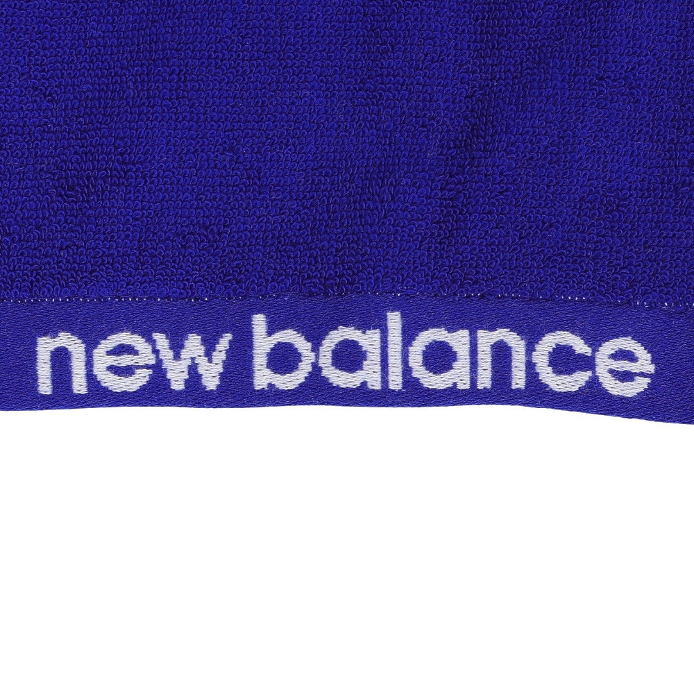 ニューバランス（new balance）（メンズ、レディース）スポーツタオル ジャガードフェイスタオル ビッグフライングロゴ 青 LAM45772TRY 汗拭きタオル 卒業 