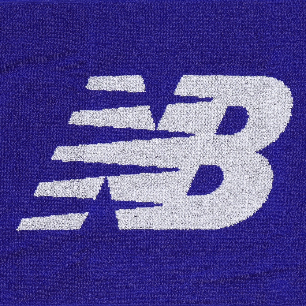 ニューバランス（new balance）（メンズ、レディース）スポーツタオル ジャガードフェイスタオル ビッグフライングロゴ 青 LAM45772TRY 汗拭きタオル 卒業 