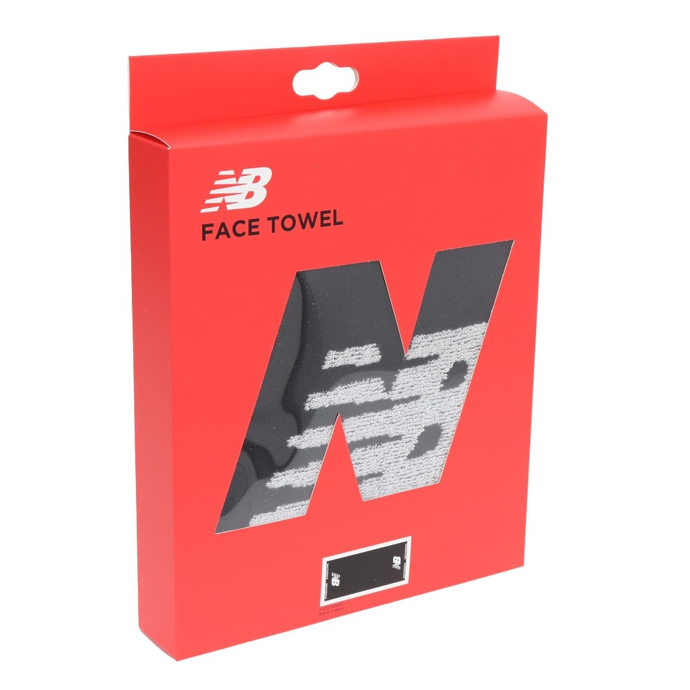 ニューバランス（new balance）（メンズ、レディース、キッズ）ジャガードフェイスタオル スモールフライングロゴ LAM55661BKW