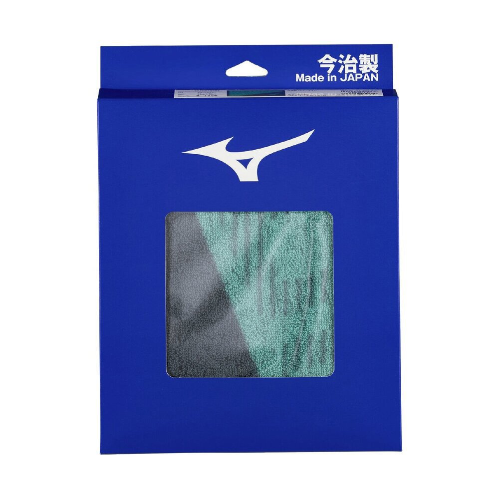 ミズノ（MIZUNO） フェイスタオル 今治製 緑 34×80cm 32JYD10293
