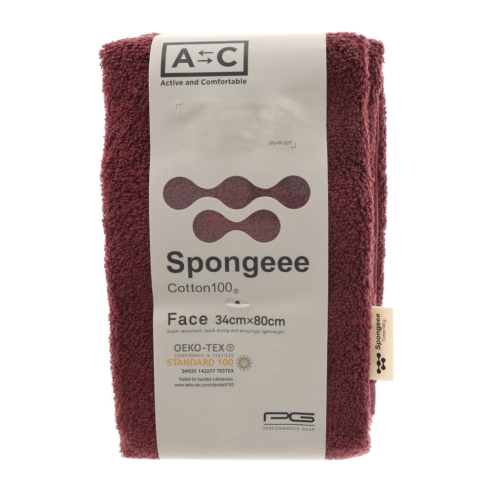 Spongeee フェイスタオル 911PA0AZ6828VLD