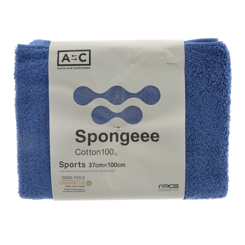 Spongeee スポーツタオル 911PA0AZ6829BLU