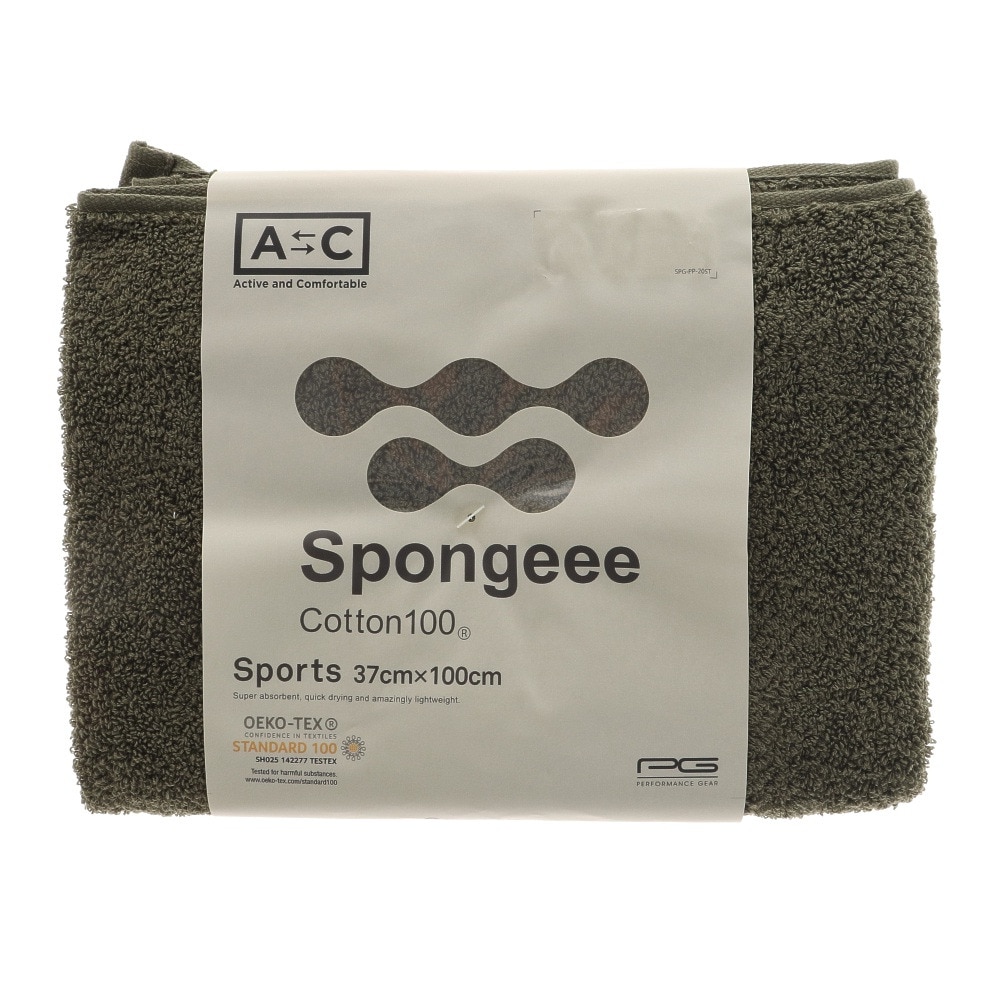 Spongeee スポーツタオル 911PA0AZ6829GRN