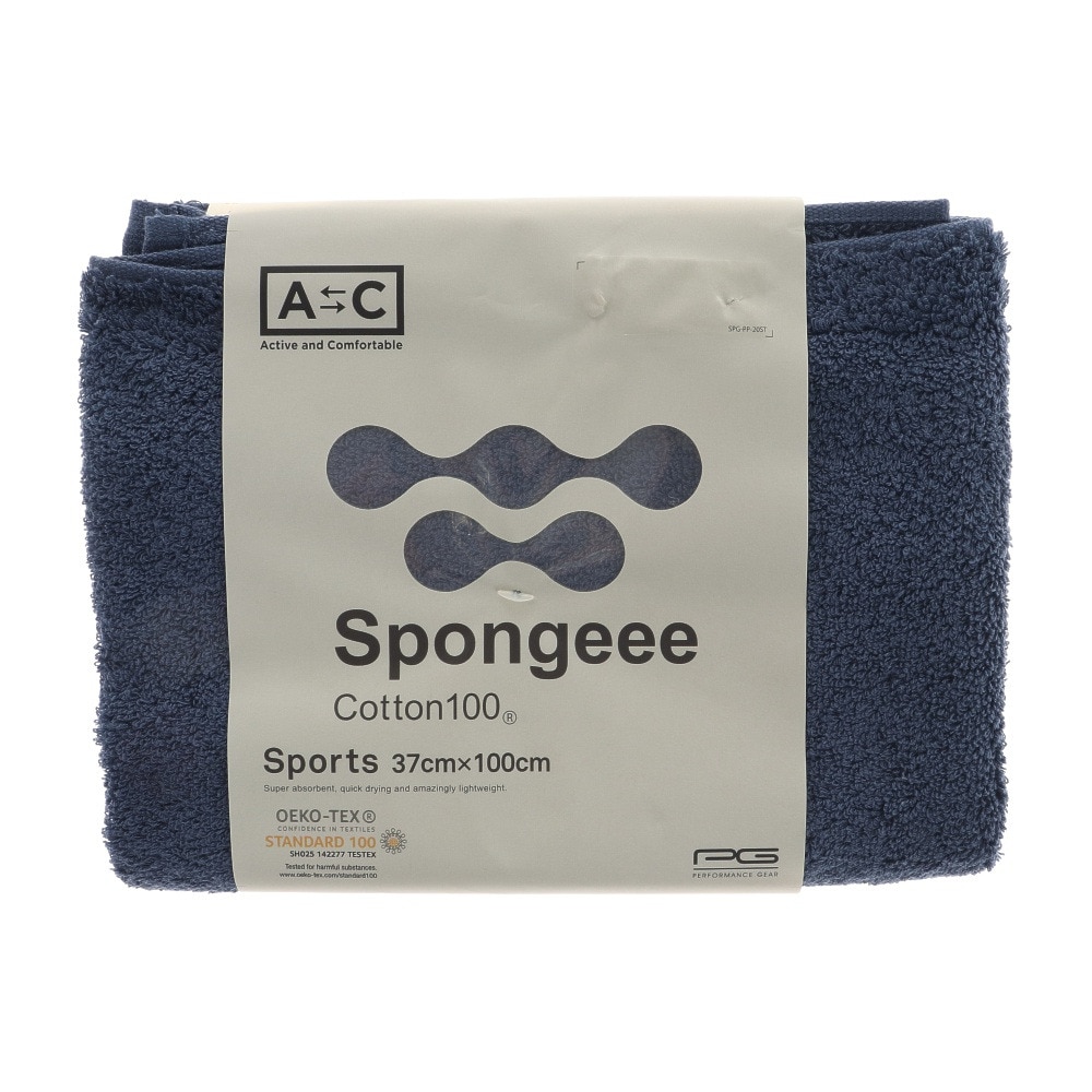 Spongeee スポーツタオル 911PA0AZ6829NVY