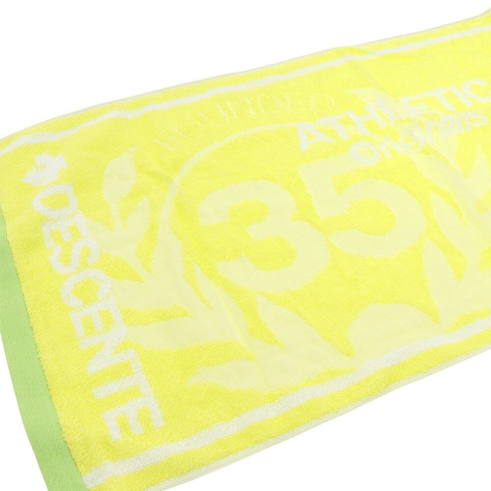 デサント（DESCENTE）（メンズ、レディース、キッズ）今治ジャカードスポーツタオル 約40×110cm DMATJE02 YGRN 今治タオル 吸水性 スポーツ 運動 部活 ジム トレーニング 汗拭き 体育