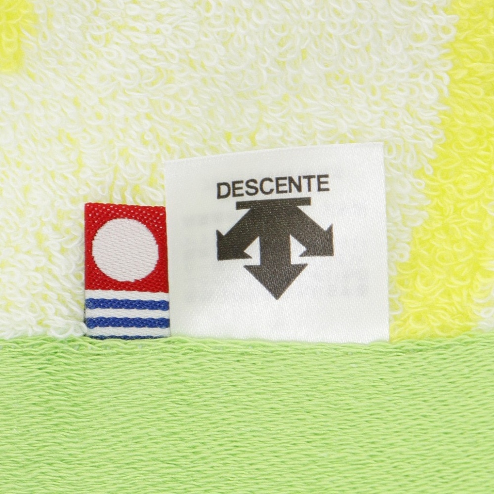 デサント（DESCENTE）（メンズ、レディース、キッズ）今治ジャカードスポーツタオル 約40×110cm DMATJE02 YGRN 今治タオル 吸水性 スポーツ 運動 部活 ジム トレーニング 汗拭き 体育