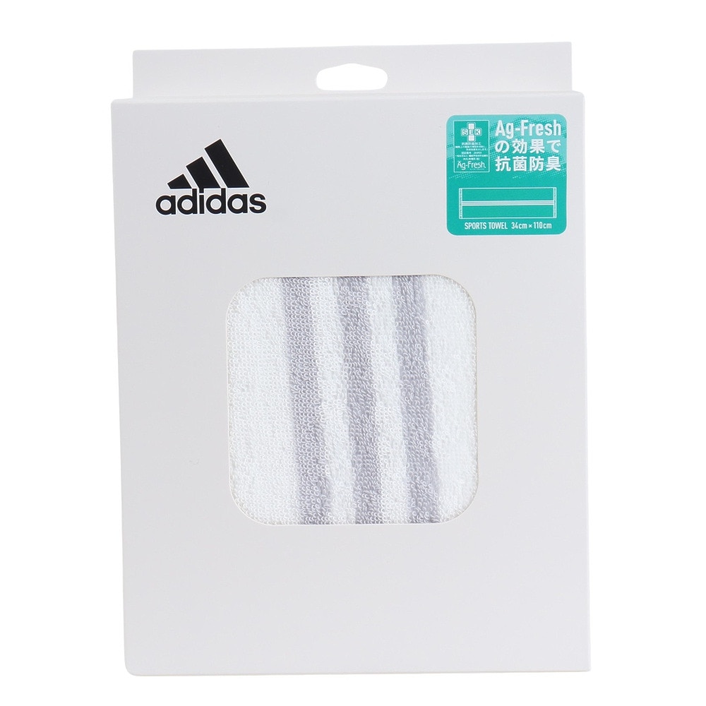 アディダス（adidas）（メンズ、レディース、キッズ）CP ST スポーツタオル 34×110cm 綿100% 白 ADJT-953 WHT