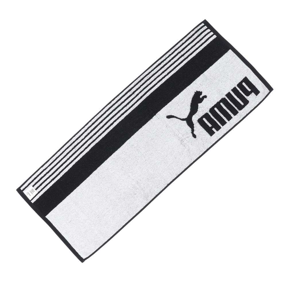 プーマ（PUMA）（メンズ、レディース、キッズ）ボックス タオル BC 黒 05487301トレーニングタオル 運動 スポーツ ジム 吸収力 スポーティー 部活 プレゼント 