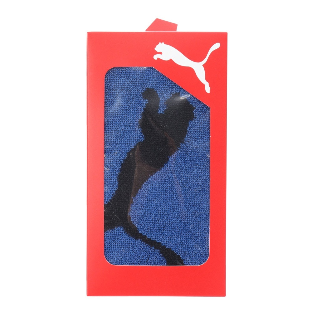 プーマ（PUMA）（メンズ、レディース、キッズ）ボックス タオル BC 青 05487302トレーニングタオル 運動 スポーツ ジム 吸収力 スポーティー 部活 プレゼント 