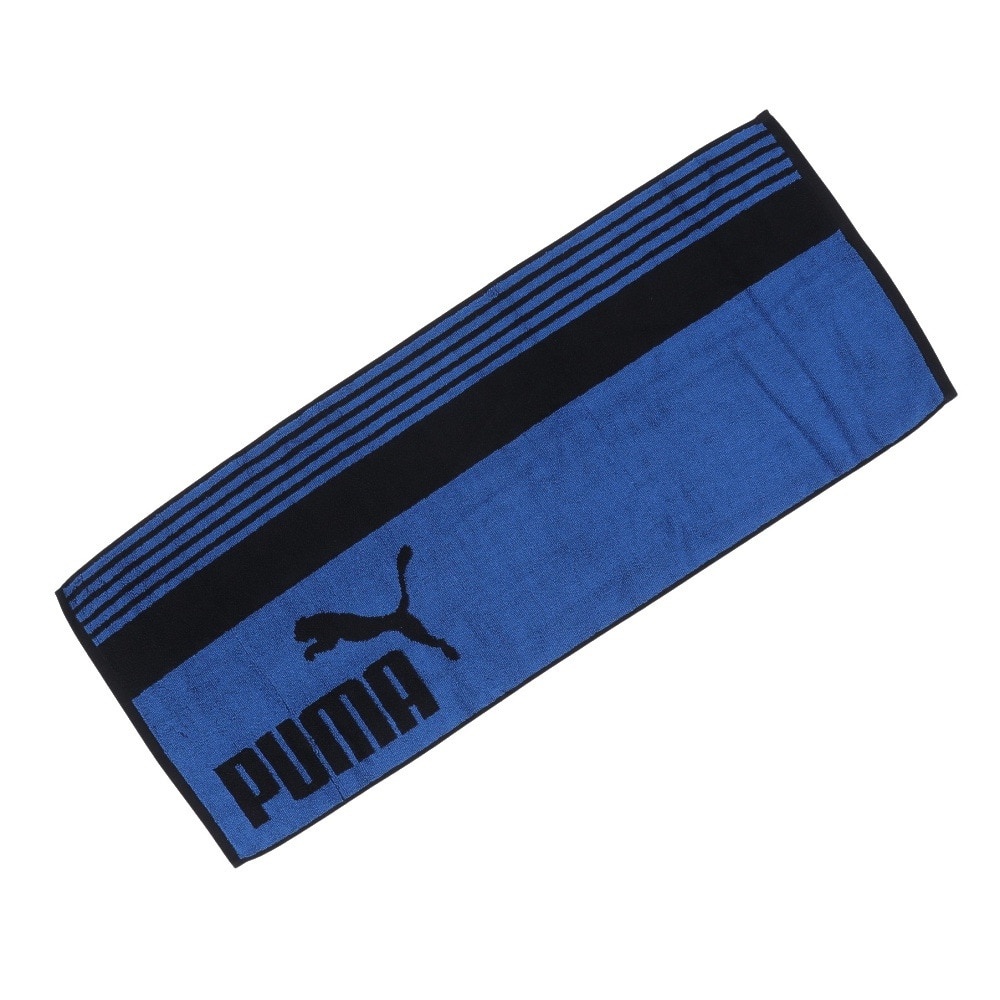 プーマ（PUMA）（メンズ、レディース、キッズ）ボックス タオル BC 青 05487302トレーニングタオル 運動 スポーツ ジム 吸収力 スポーティー 部活 プレゼント 