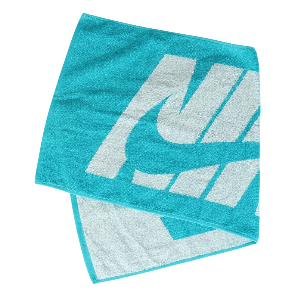 ナイキ（NIKE）（メンズ、レディース、キッズ）ジャガードタオル ミディアム TW2000-322 スポーツタオル 35×80cm 緑