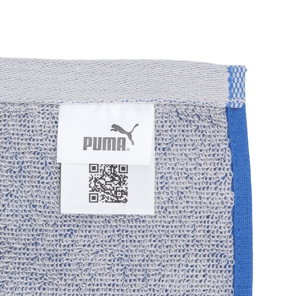 プーマ（PUMA）（メンズ、レディース）ボックスタオル トレーニング 青 N2 05466905 トレーニングタオル 運動 スポーツ ジム 吸収力 スポーティー 部活 ギフト