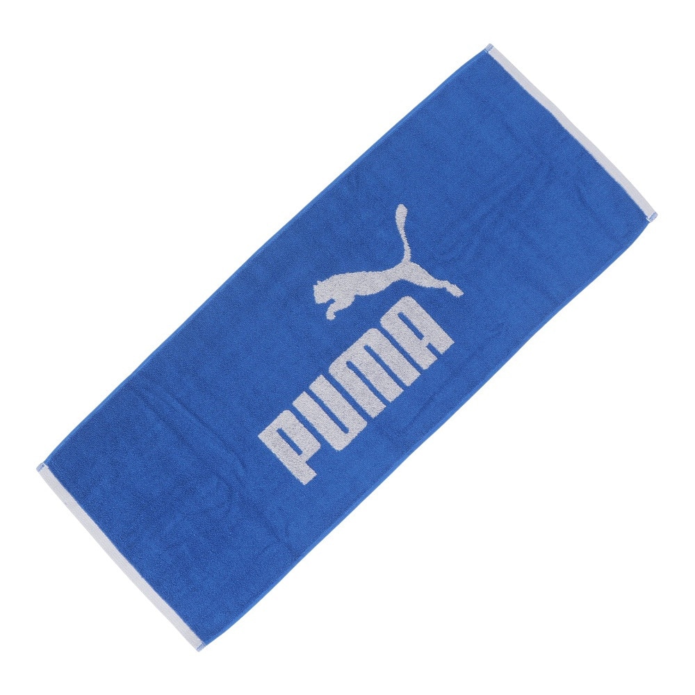 プーマ（PUMA）（メンズ、レディース）ボックスタオル トレーニング 青 N2 05466905 トレーニングタオル 運動 スポーツ ジム 吸収力 スポーティー 部活 ギフト