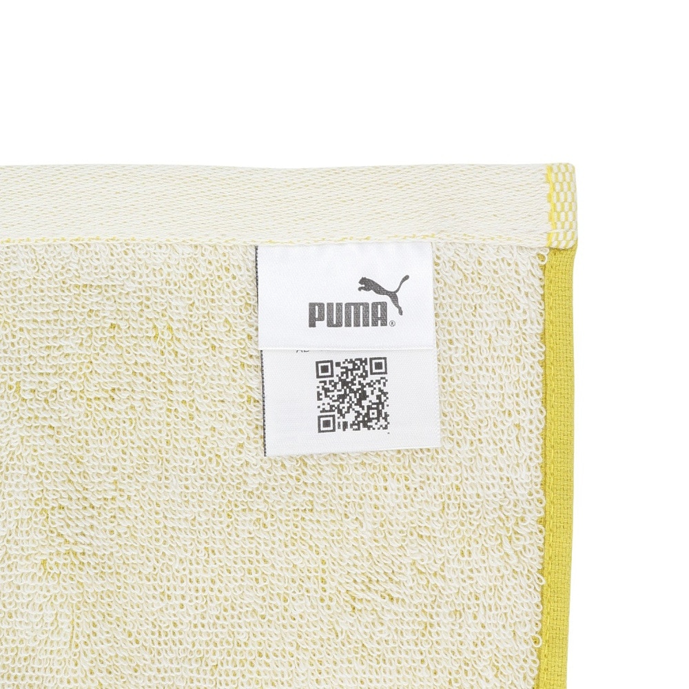 プーマ（PUMA）（メンズ、レディース）ボックスタオル トレーニング 黄色  N2 05466906 トレーニングタオル 運動 スポーツ ジム 吸収力 スポーティー 部活 
