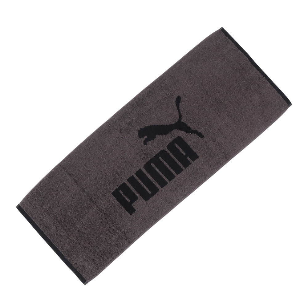 プーマ（PUMA）（メンズ、レディース）ボックスタオル トレーニング グレー N2 05466907トレーニングタオル 運動 スポーツ ジム 吸収力 スポーティー 部活 