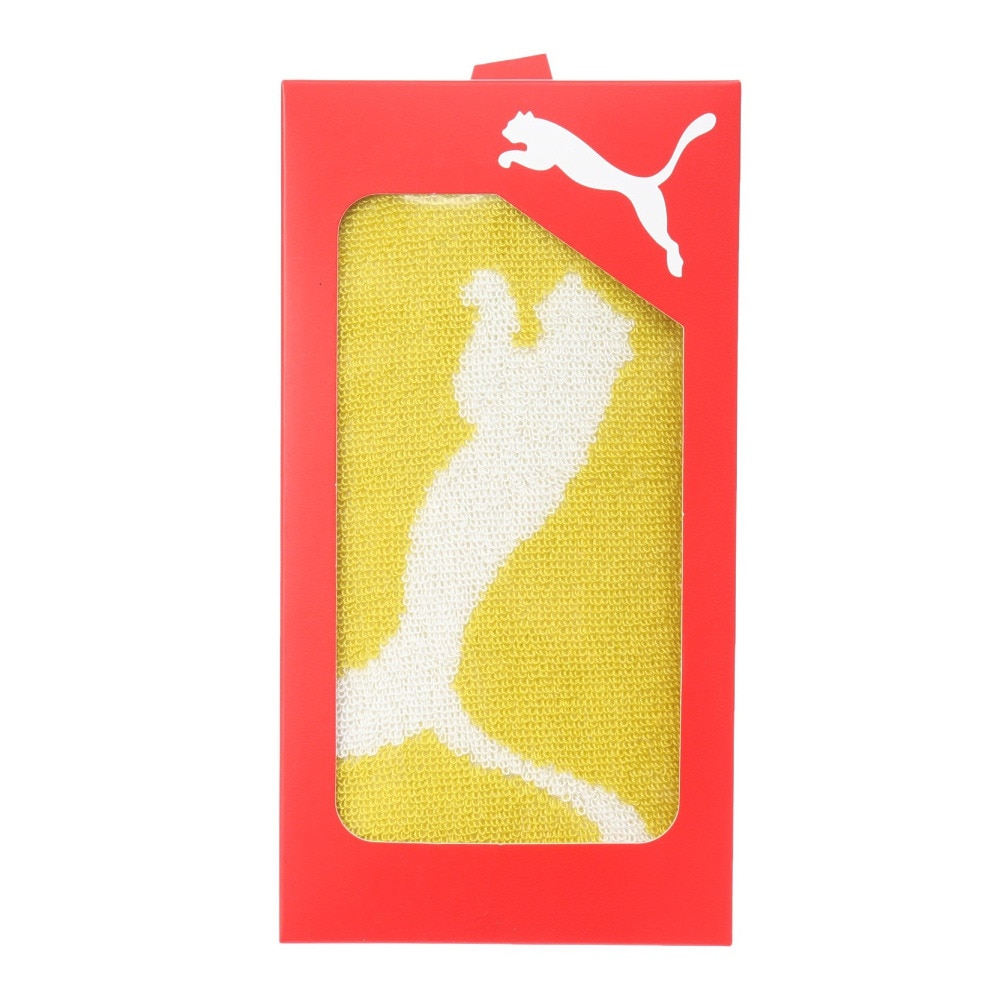 プーマ（PUMA）（メンズ、レディース、キッズ）ボックス タオル 黄色 BC 05487303 トレーニングタオル 運動 スポーツ ジム 吸収力 スポーティー 部活 