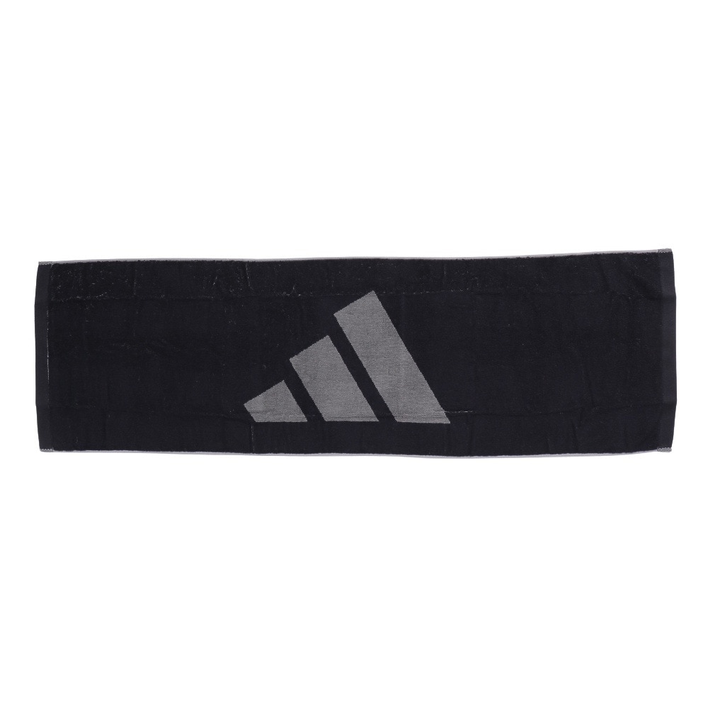 アディダス（adidas）（メンズ、レディース、キッズ）タオル CP ST スポーツタオル 黒 110×34cm ADJT-962 BLK マフラータオル プレゼント ギフト 抗菌 防臭