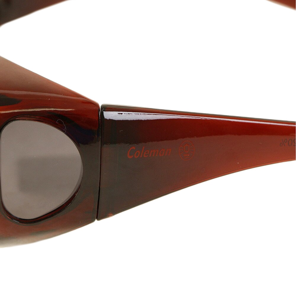 コールマン（Coleman）（メンズ、レディース）メガネの上から掛けられるオーバーサングラス CO3012-3 偏光 UV