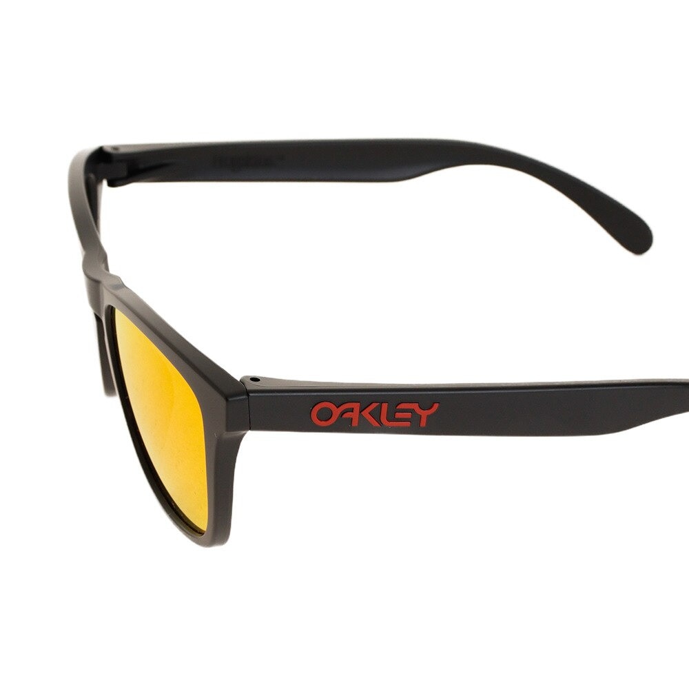 オークリー（OAKLEY）（メンズ）サングラス FROGSKINS PRIZM ASIA FIT Matte Black/Prizm Ruby 9245-6354 ケース付 UV